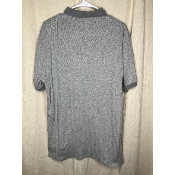 Polo Ralph Lauren Grey Minimalist Herringbone Classic Prep Old Money Shirt L - Picture 4 of 4